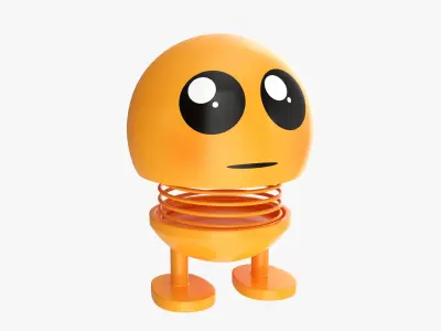 Car spring toy figure 04 please sorry 3D model