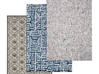 Rug Set 2255 3D model
