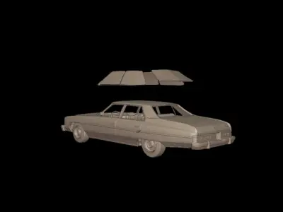 CHEVROLET CAPRICE 1976 FOUR DOORS 3D print model