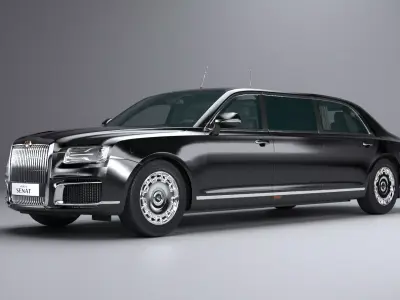 Aurus Senat Limousine 3D model