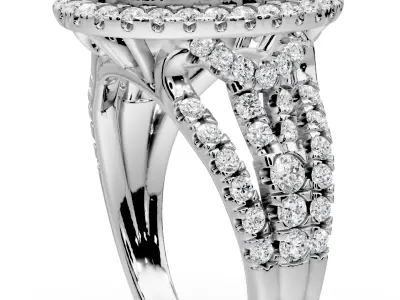 Engagement rings 3D print model