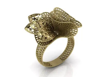 Ultra Vision Ring Jewelry 3D print model 12