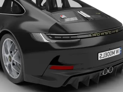 Porsche 911 S-T 2024 3D model