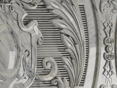 Classic Fireplace 3D model