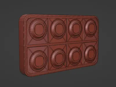 ECU Master Keyboard Low-poly 3D model