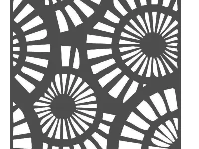 cnc jali partition mdf jali design Free 3D model