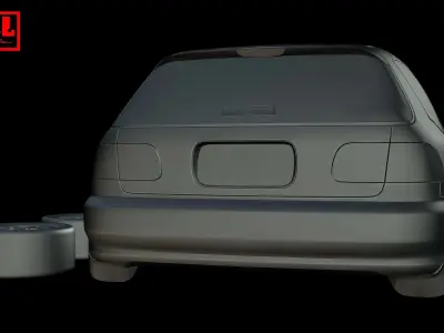 Honda Civic 5th Gen EG6 1992-1995 3D print model