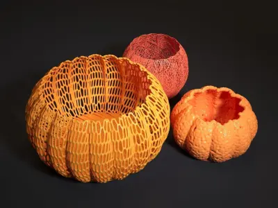 Pumpkin vases 3D print model