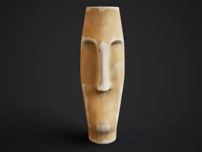 flower vase Low-poly 3D model purchase