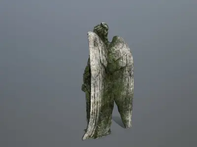 Angel Statue 5 Low-poly 3D model purchase