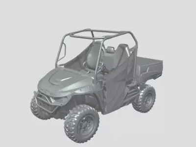 Retriever Utility Terrain Vehicle Buggy 3D print model