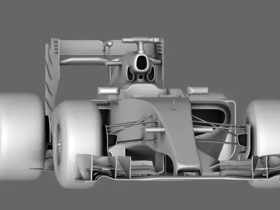 F1 Lotus Mercedes E23 Season 2015 3D model