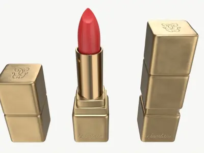 Guerlain Kisskiss Matte Lipstick 3D model