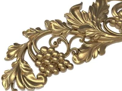 decorative pattern ready for 3D printing 3D model 42