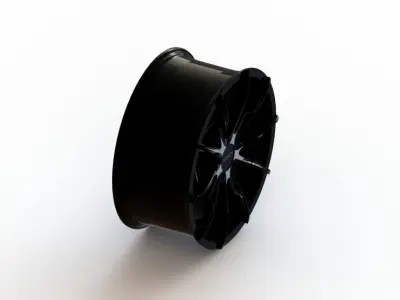 Cast rim Petrol-P0A Mixed 3D model