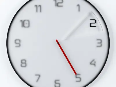 Modern Clock 3D model