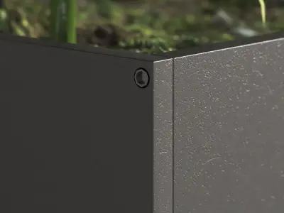 Palm in Plant Box 3D model