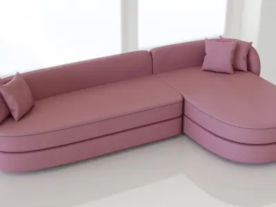 Luna Sofa 3D model
