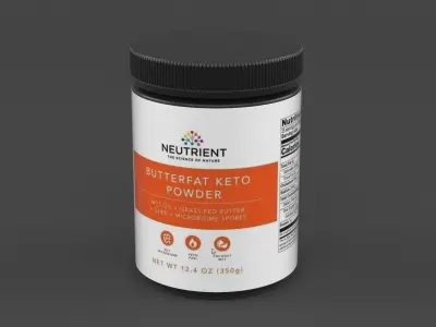 Protein Powder 3D model 124