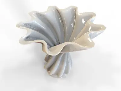 Vase 02 Low-poly 3D model