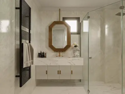 Luxury Living Room Modern Elegance  3D model