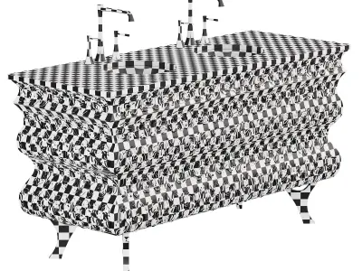 CROCHET I WASHBASIN BY BRABBU 3D model