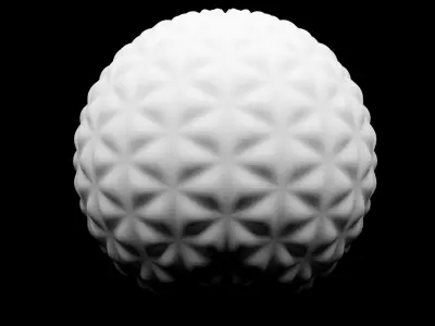 Futuristic Sci-Fi Parametric Sphere - Ball 3D model