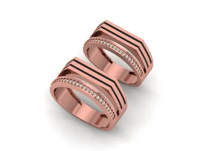 Couple Ring 3D print model order