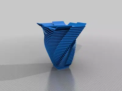 Arrayed Vase Free 3D print model 4