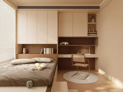 Study Room 3D model 3D model