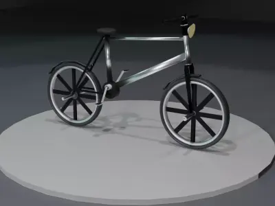 Bicycle Low-poly 3D model