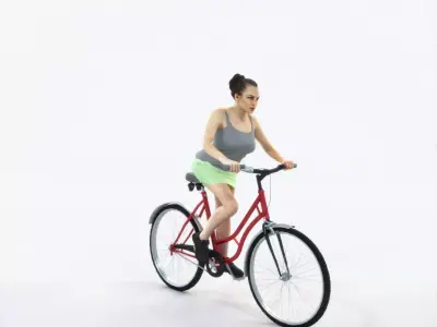 Dream 01H bicycle bike Sports Woman Low-poly 3D model