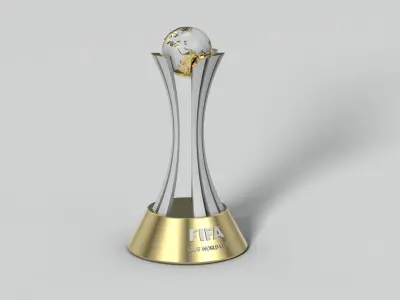 Club World Cup Trophy 3D model