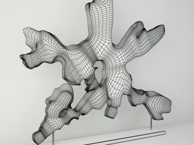 Crafted Home Dawson African Decor on Stand  by Jeffan 3D model