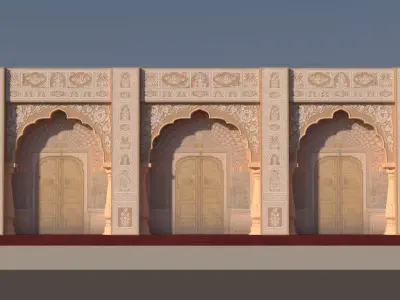 Indian Stage 3D model