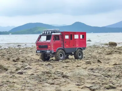 Crawler G900 Single Cab - 1-10 RC body 3D print model