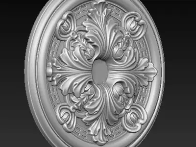 Ceiling Relief 6   3D model 3D print model