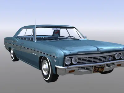 1966 Chevy Impala  3D model