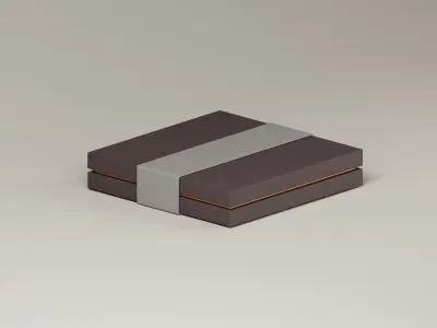 Luxury Box 3D Model Low-poly 3D model