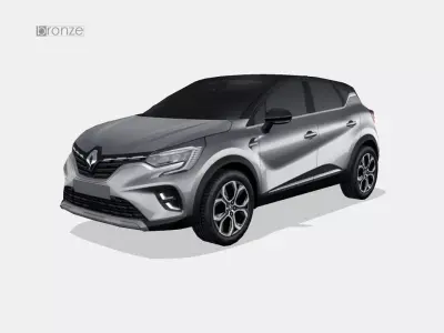 Renault Captur 2020 Low-poly 3D model