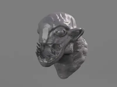 head monster demon 3D model