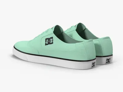 DC Shoes - Flash TX - Mint Low-poly 3D model