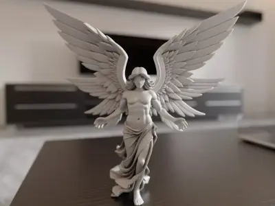 angel statue 3D print model get