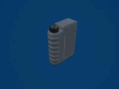 Engine Oil Bottle Low-poly 3D model