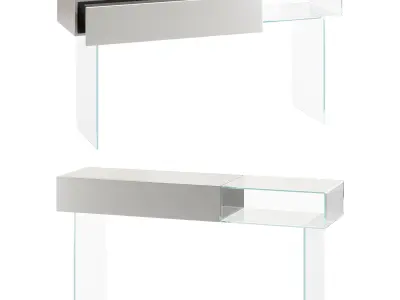 36e8 Glass Console - 1365 - Lago 3D model