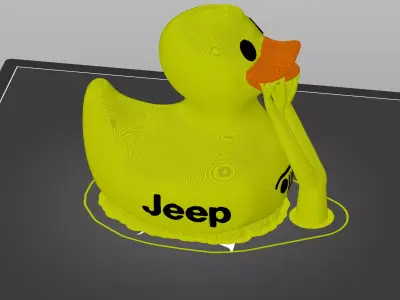 JEEP DUCK TOY MULTICOLOUR 3D print model