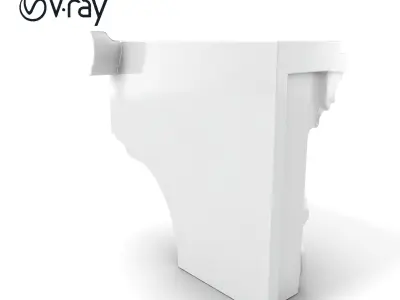 Intricate Ornamental Molding Relief model pack Low-poly 3D model