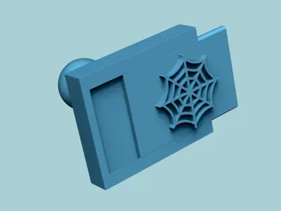 Stamp 48 - Spider Net - Fondant Decoration Maker Toy 3D print model