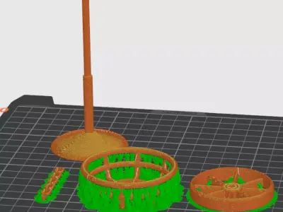 Discgolf Basket 3D print model