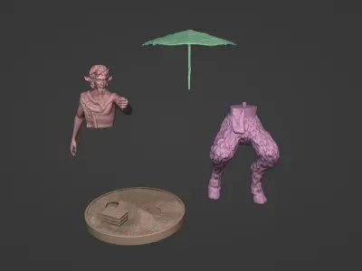 Mr Tumnus From Narnia 3D print model